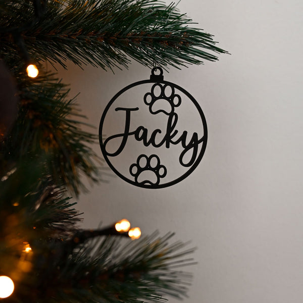 Tierweihnachtskugel - Eigener Name